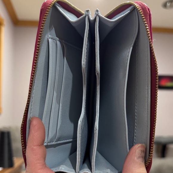 Fossil Women's Vibrant Pink Wallet - Picture 6 of 11